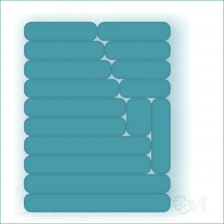 Labelstanze-Aufleger - Stanzschablone